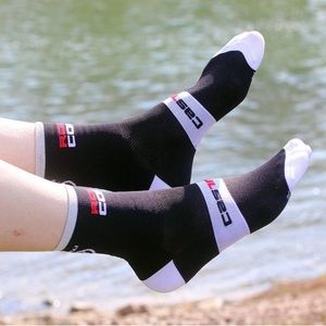Castelli Rosso Corsa 9 Cycling Socks Black and White Size Small